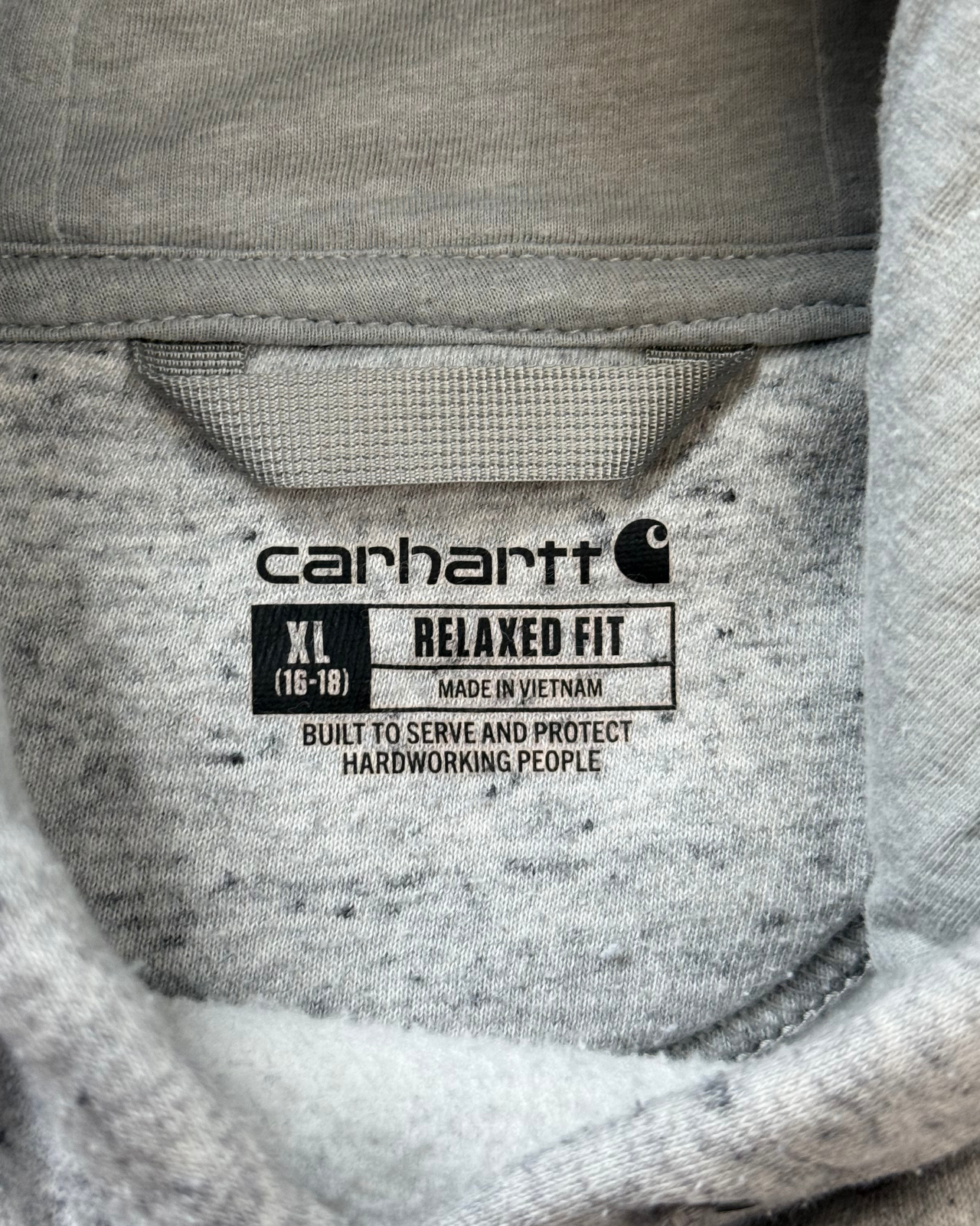 Carhartt Relaxed Fit Women's Grey Hoodie - Size XL