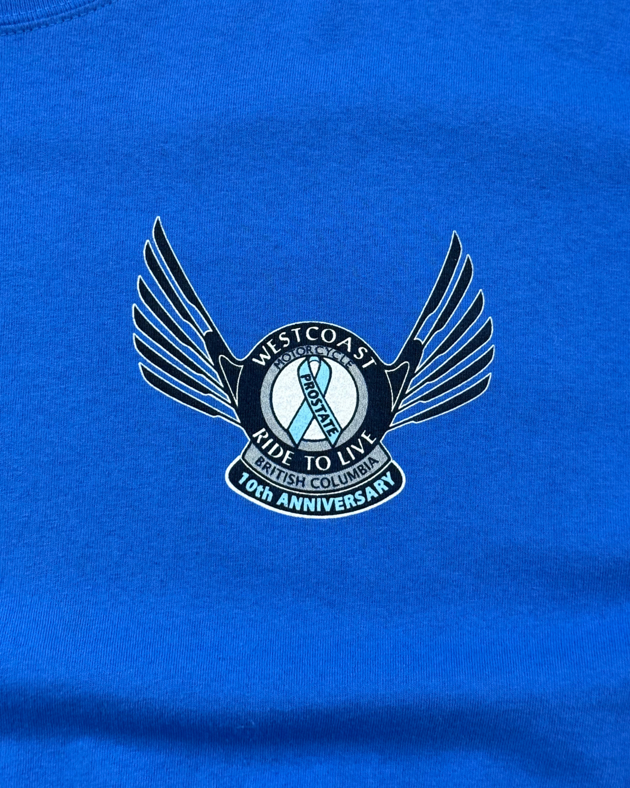 West Coast Motorcycle Ride To Live Long Sleeve T-Shirt - Size 2XL