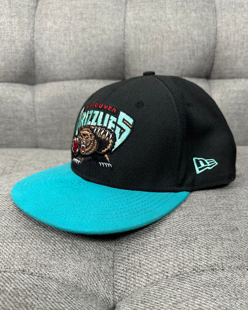 New Era Vancouver Grizzlies NBA Hardwood Classic Fitted Hat - Size 7 1/4