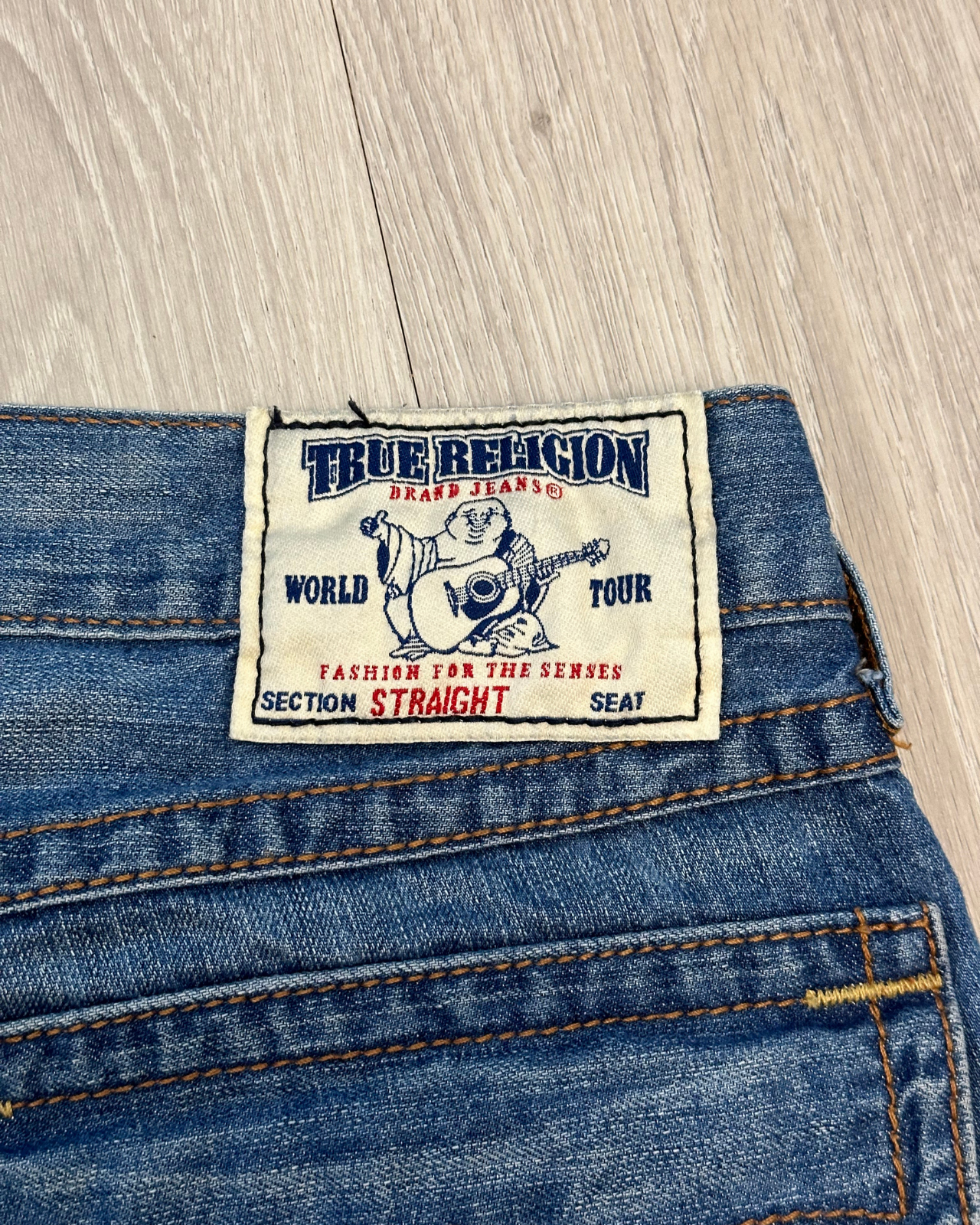 True Religion Straight Fit Jeans - Size 36x34