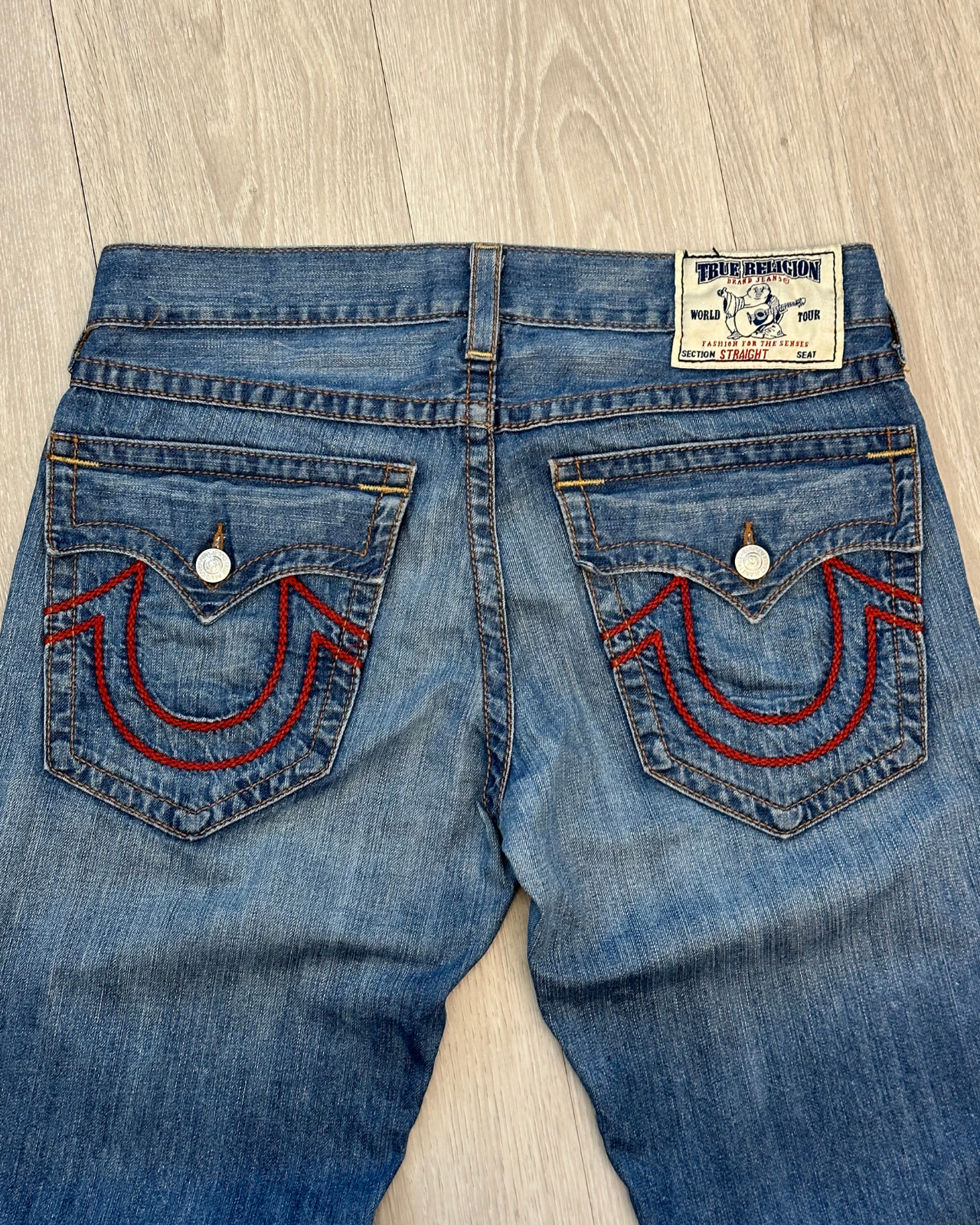 True Religion Straight Fit Jeans - Size 36x34