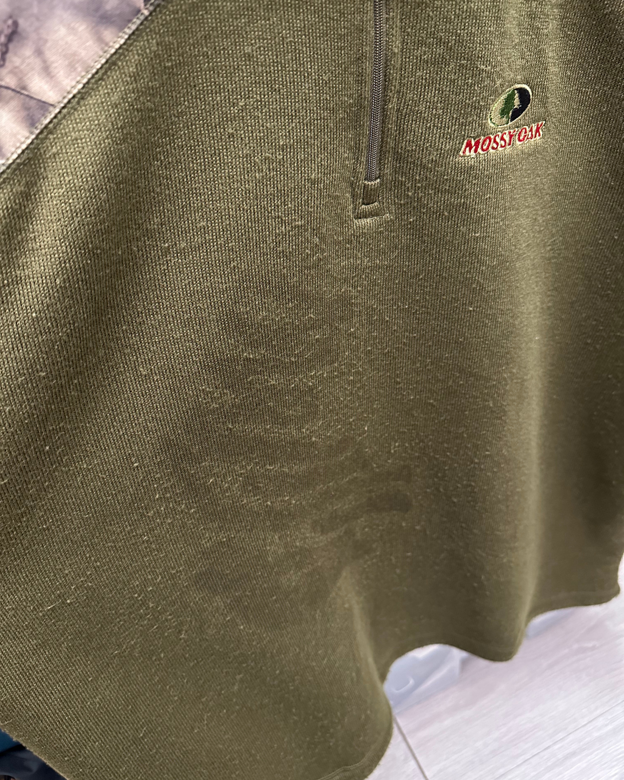 Mossy Oak 1/4 Zip Sweatshirt - Size XL