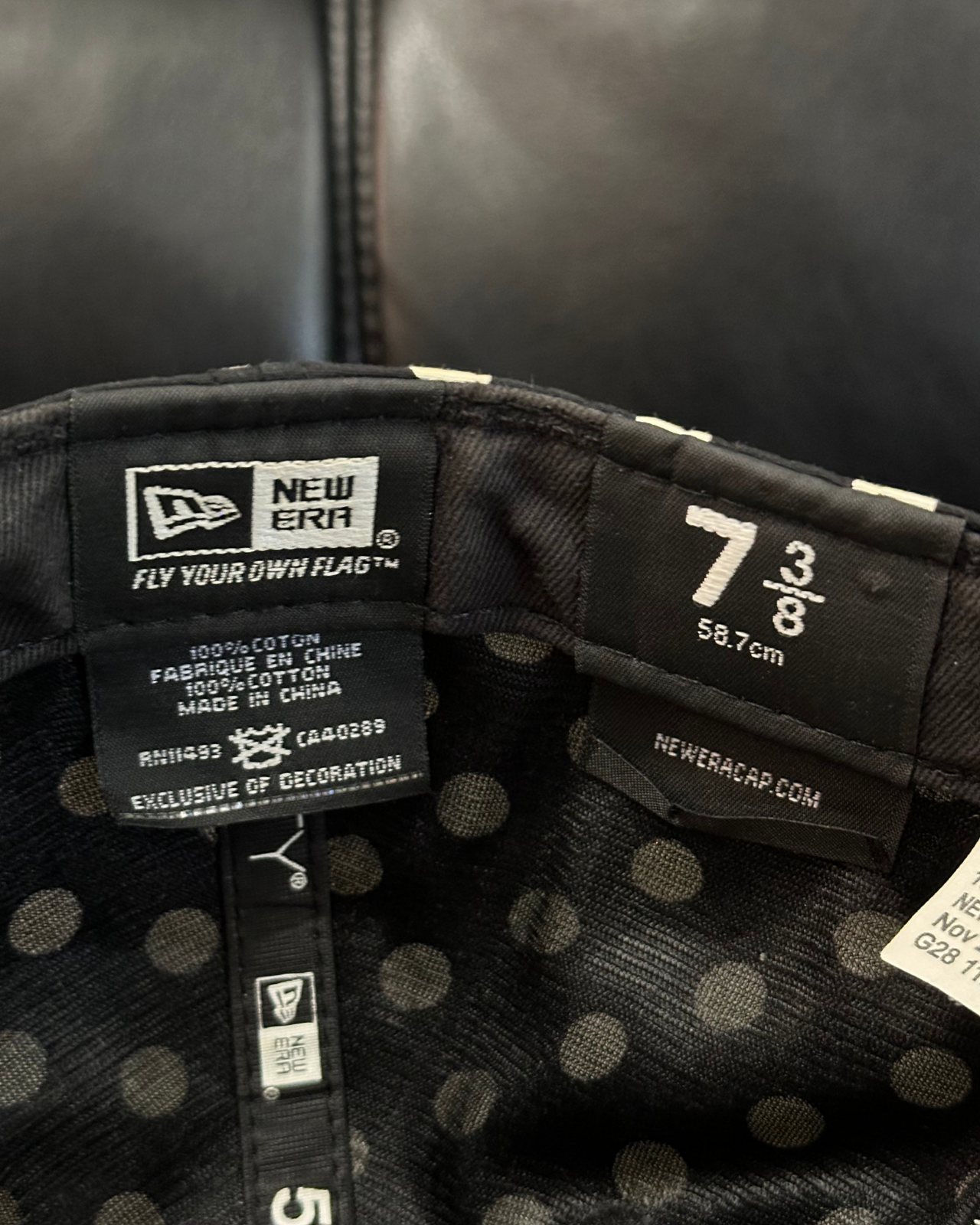 SS/14 Supreme x Comme Des Garcons New Era Fitted Hat - Size 7 3/8