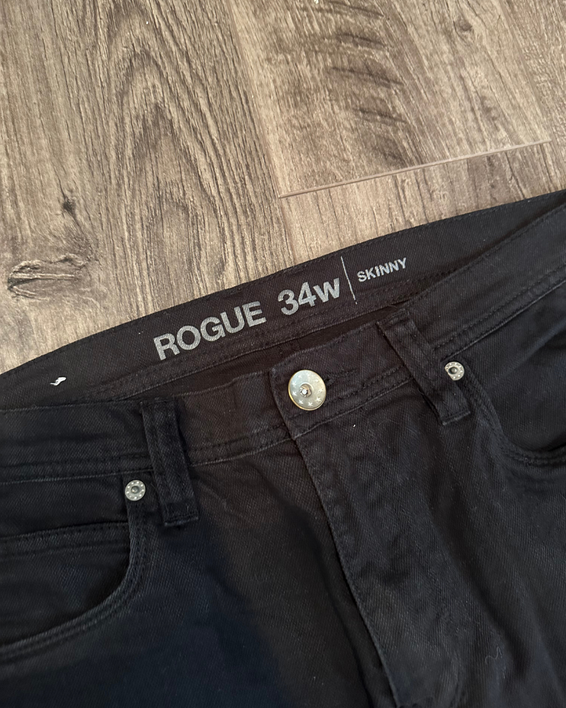 Rogue Distressed Skinny Jeans - Size 34x33