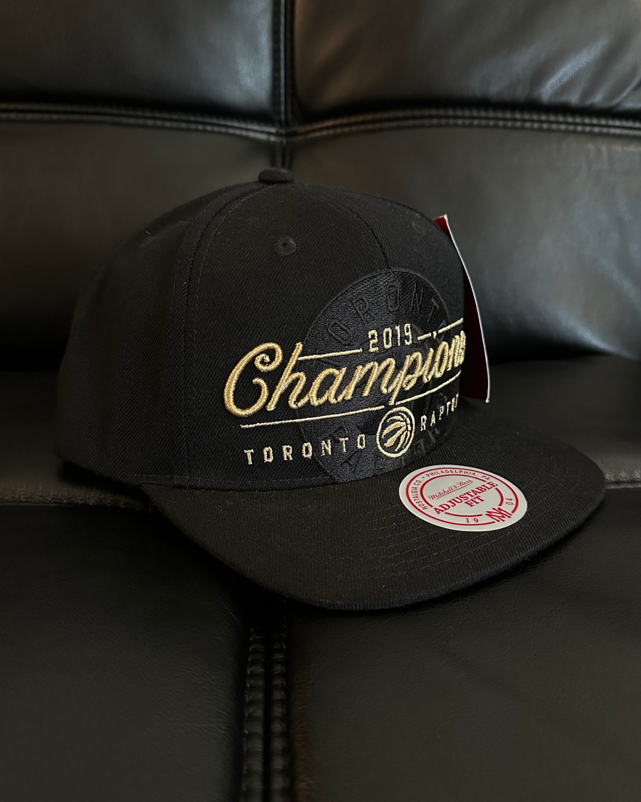 NWT 2019 Mitchell & Ness Toronto Raptors NBA Champions Snapback Hat