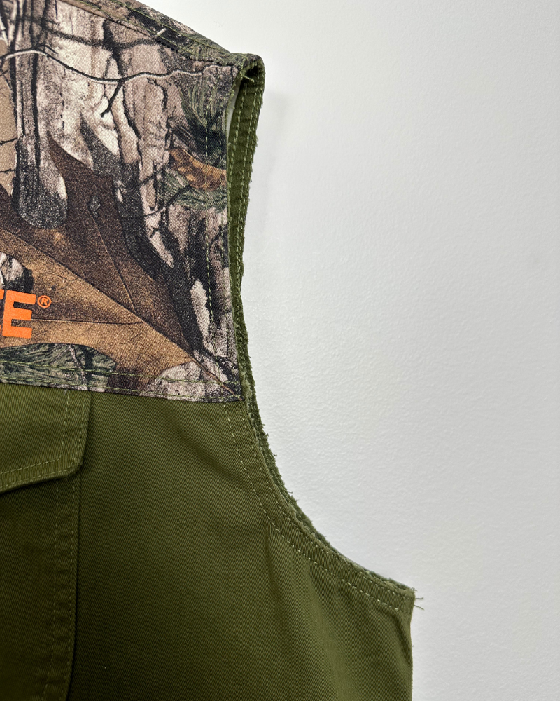 RealTree Camo Button-Up Cut-Off Vest - Size 2XL