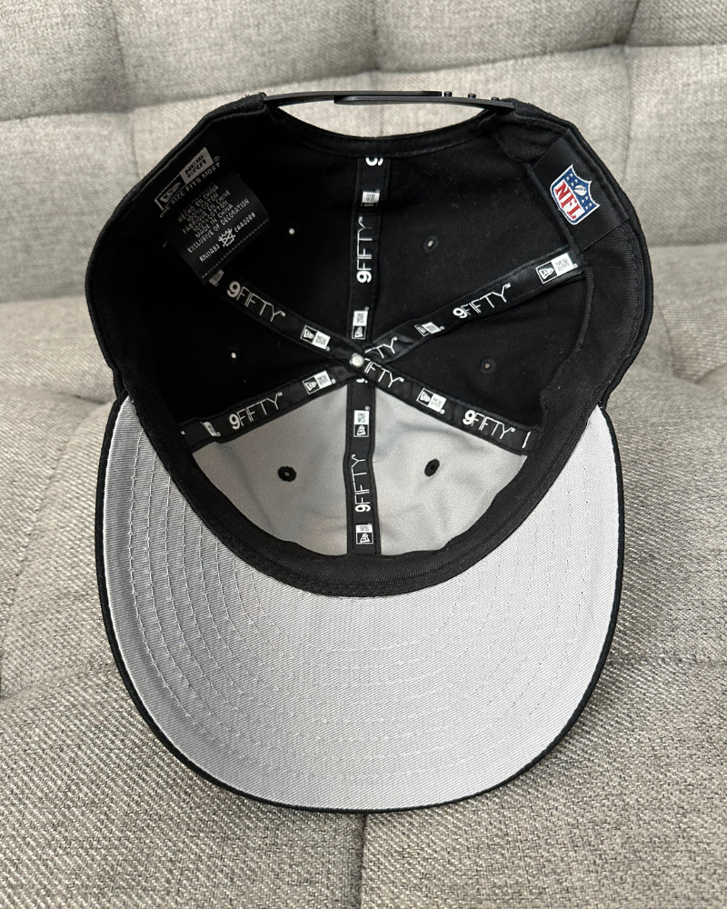 New Era Raiders NFL Snapback Hat / Black