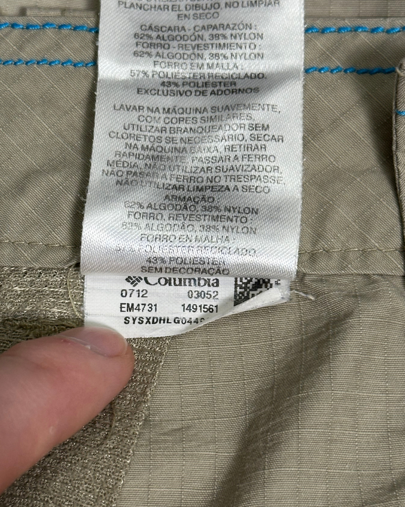 Columbia Ripstop Cargo Shorts - Size 36