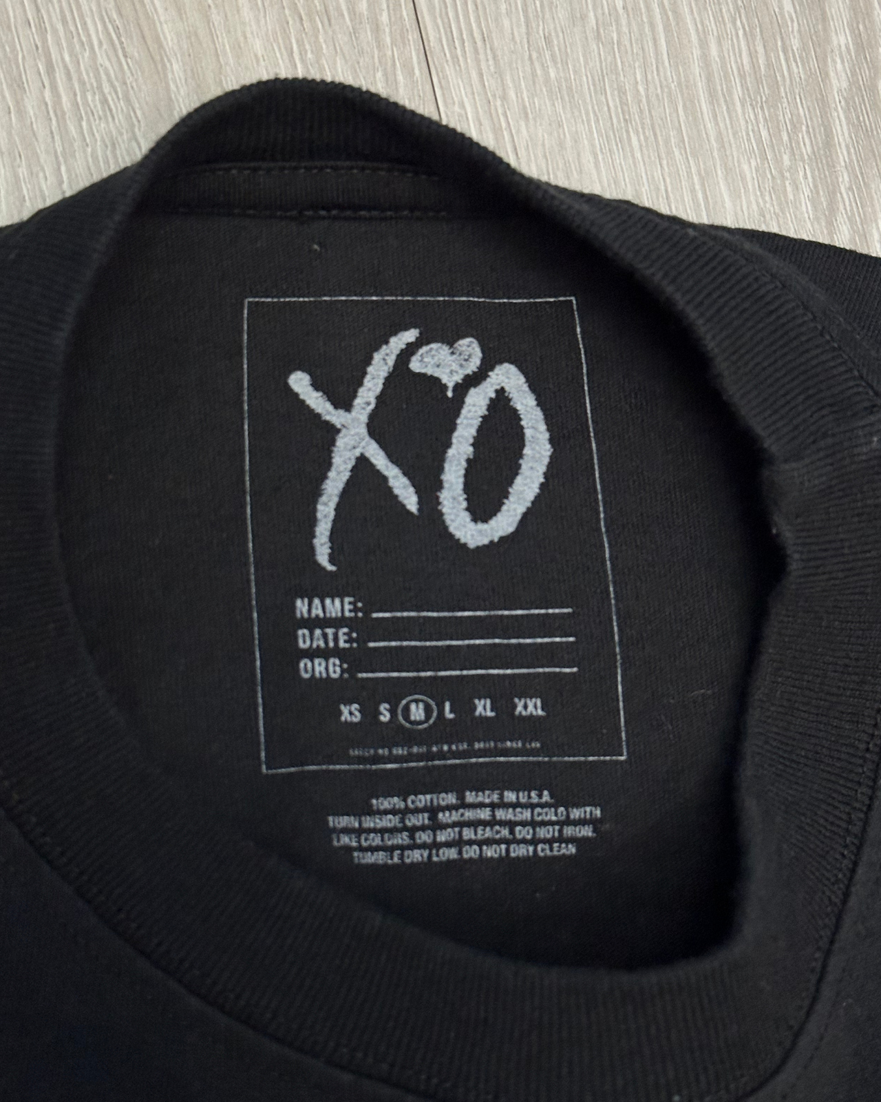 '22 XO The Weeknd After Hours Till Dawn Global Stadium Tour Long Sleeve T-Shirt - Size M