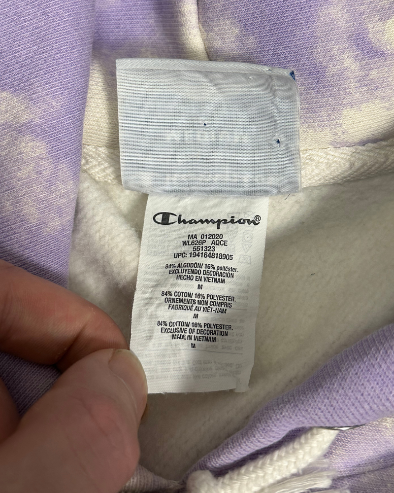 Champion Reverse Weave Tie-Dye Hoodie - Size M