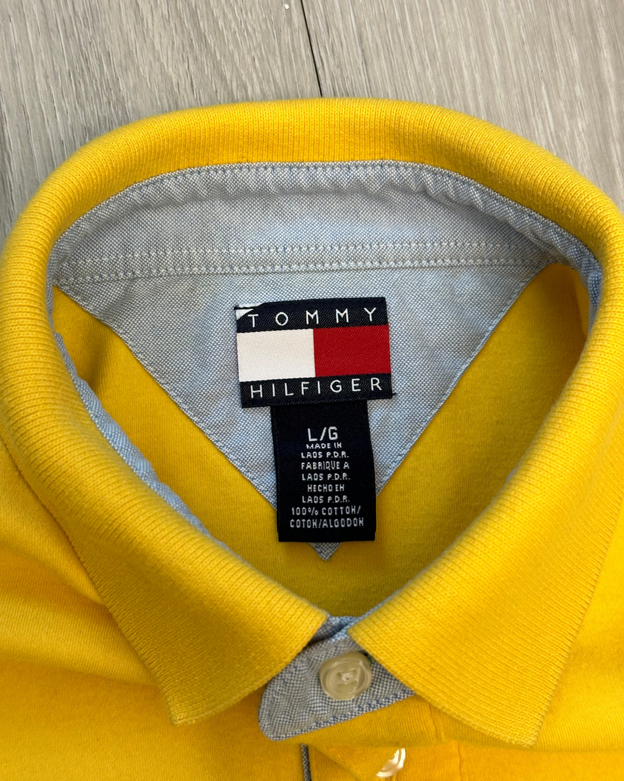 Vintage Tommy Hilfiger Polo T-Shirt - Size L