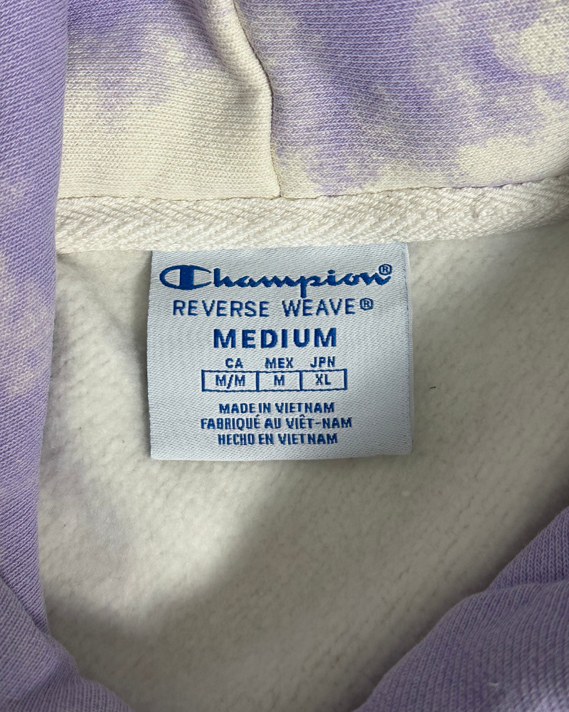 Champion Reverse Weave Tie-Dye Hoodie - Size M