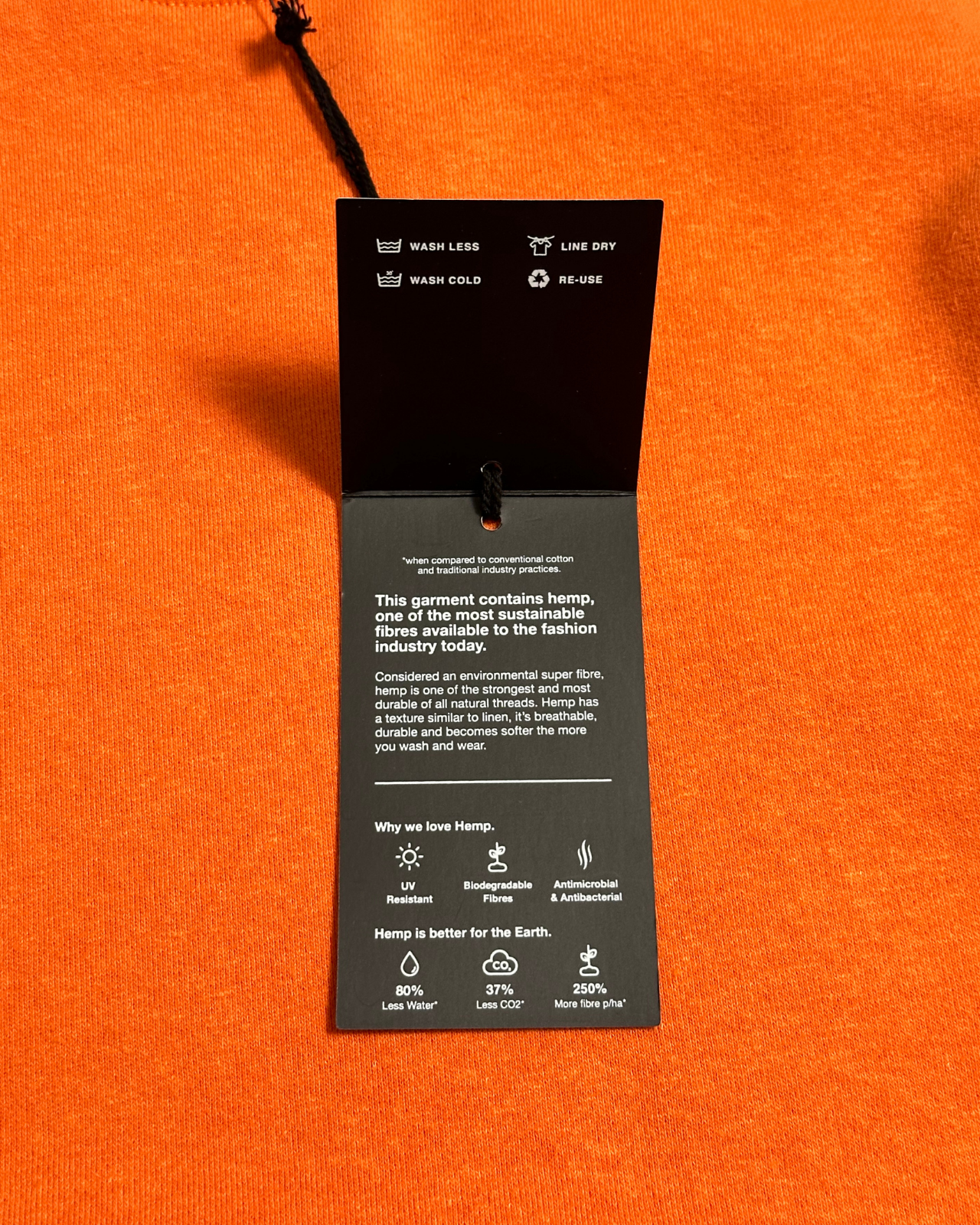 NWT - Afends Sativa Hemp Oversized Crew Neck / Sunset