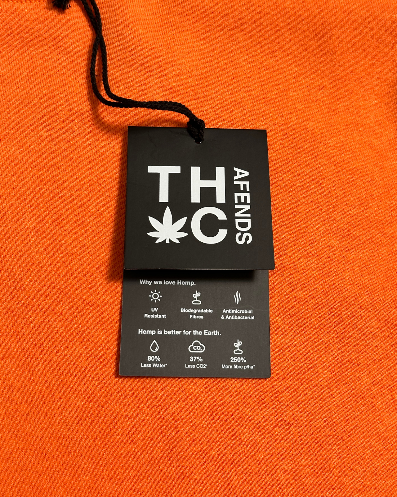 NWT - Afends Sativa Hemp Oversized Crew Neck / Sunset