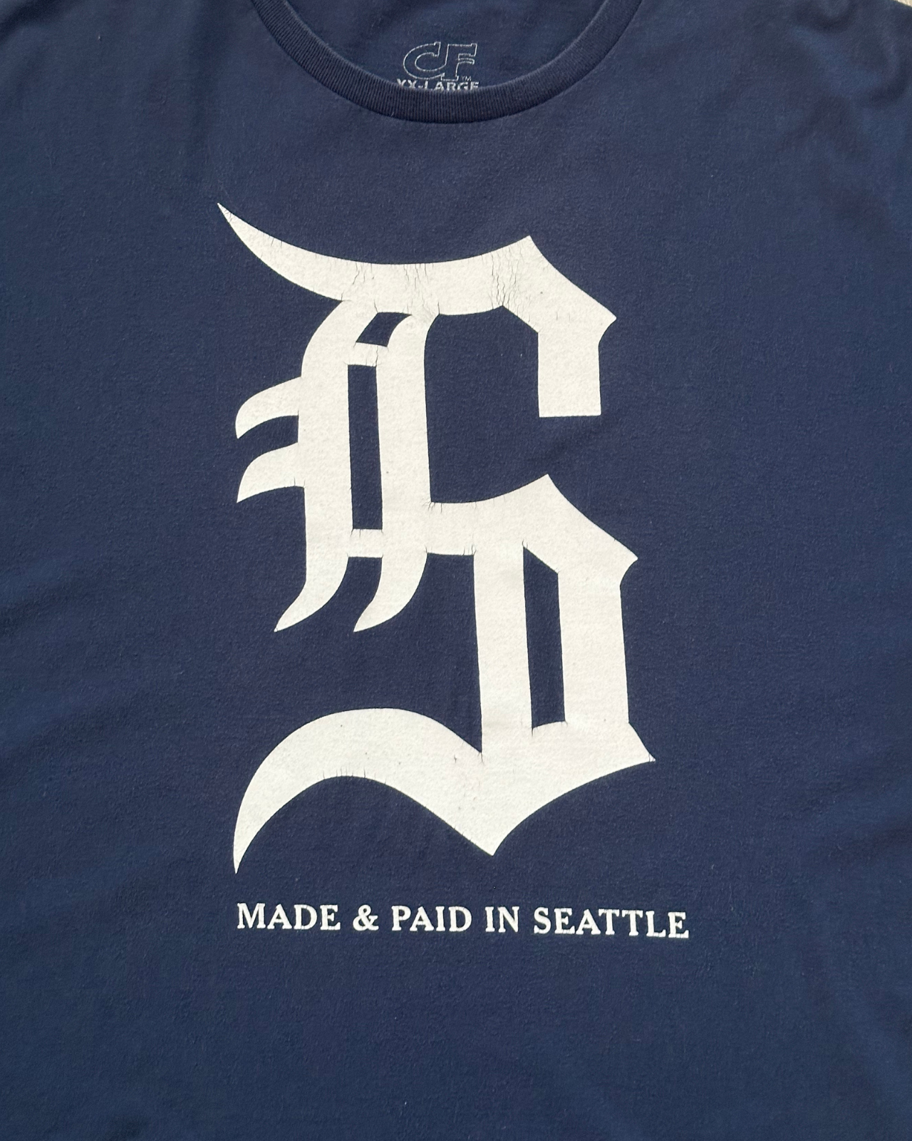 Cake Face Made & Paid In Seattle T-Shirt - Size XXL