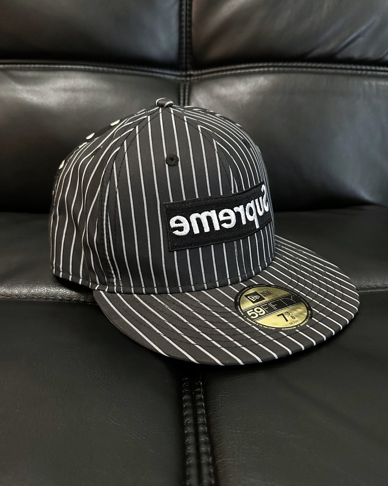 SS/14 Supreme x Comme Des Garcons New Era Fitted Hat - Size 7 3/8