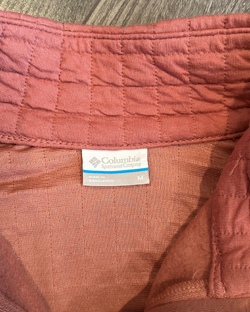 NWT - Women's Columbia Castle Hill 1/4 Zip Quilted Tunic - Size M