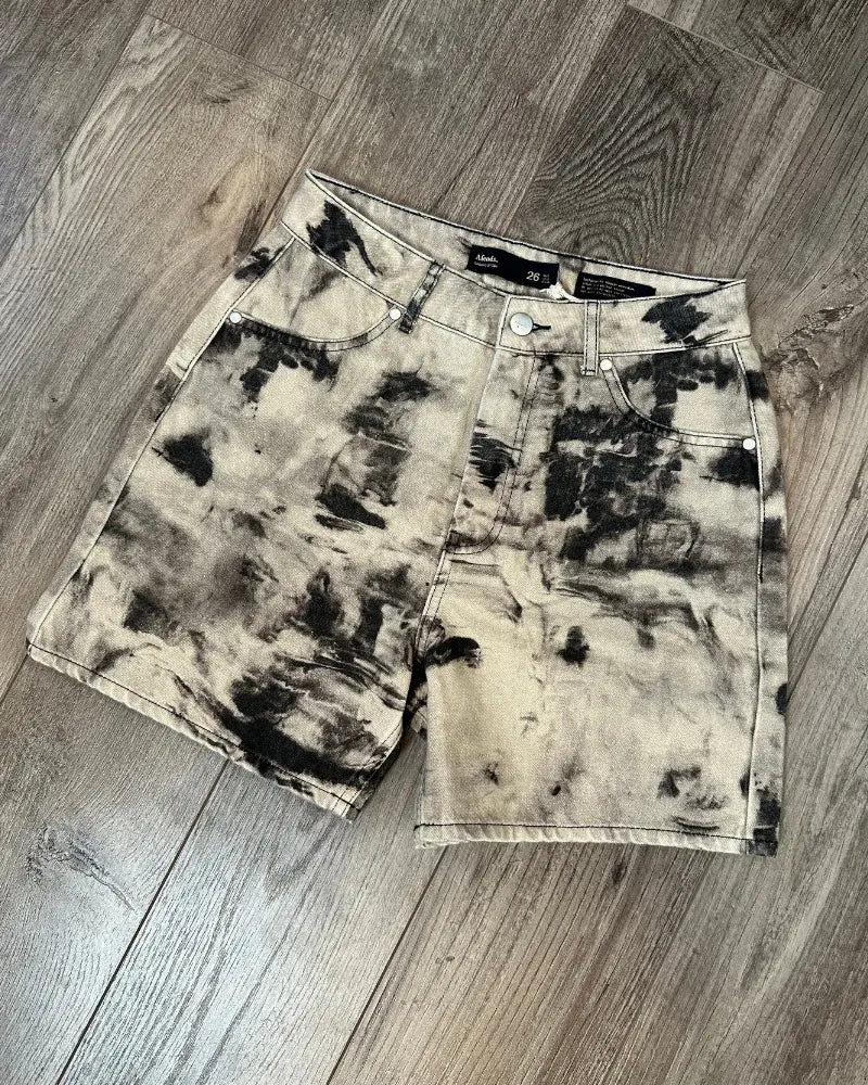 NWT - Afends Shelby Organic Denim Washed Short / Bone