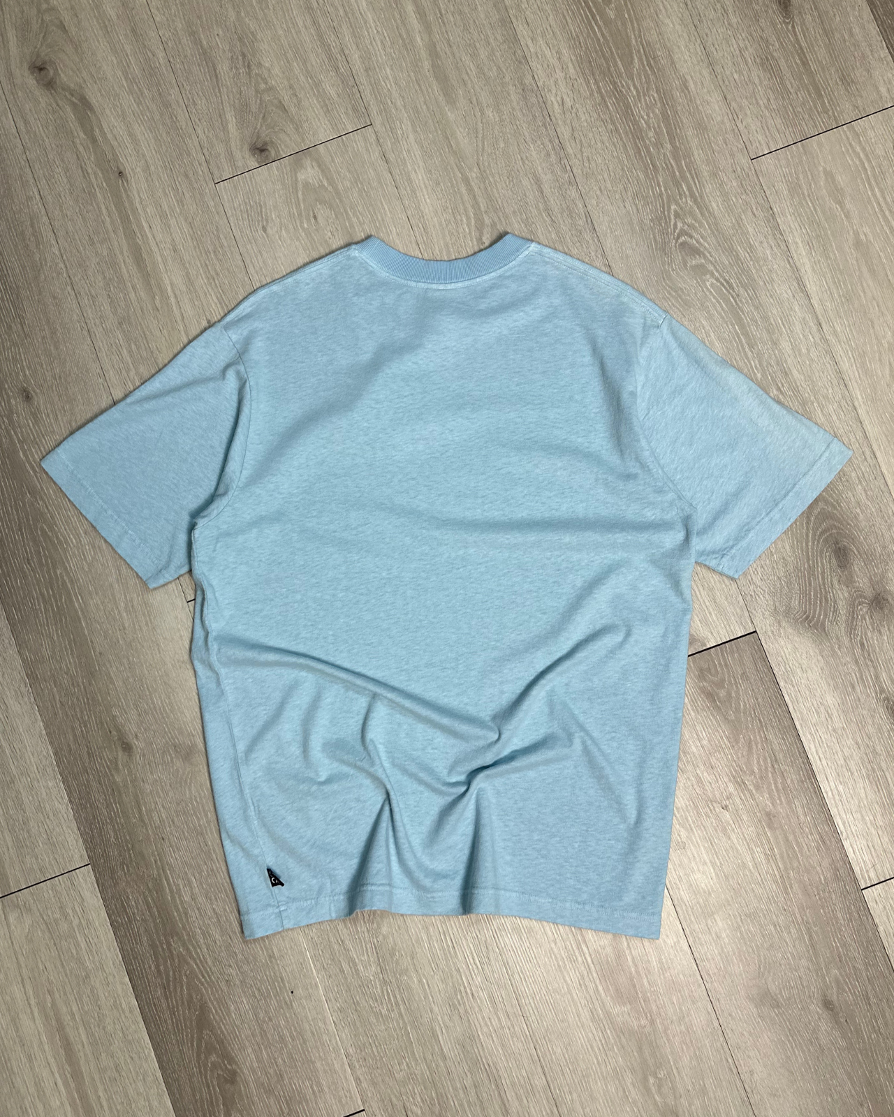 NWT - Afends Coasting Hemp Retro Fit Tee / Sky Blue