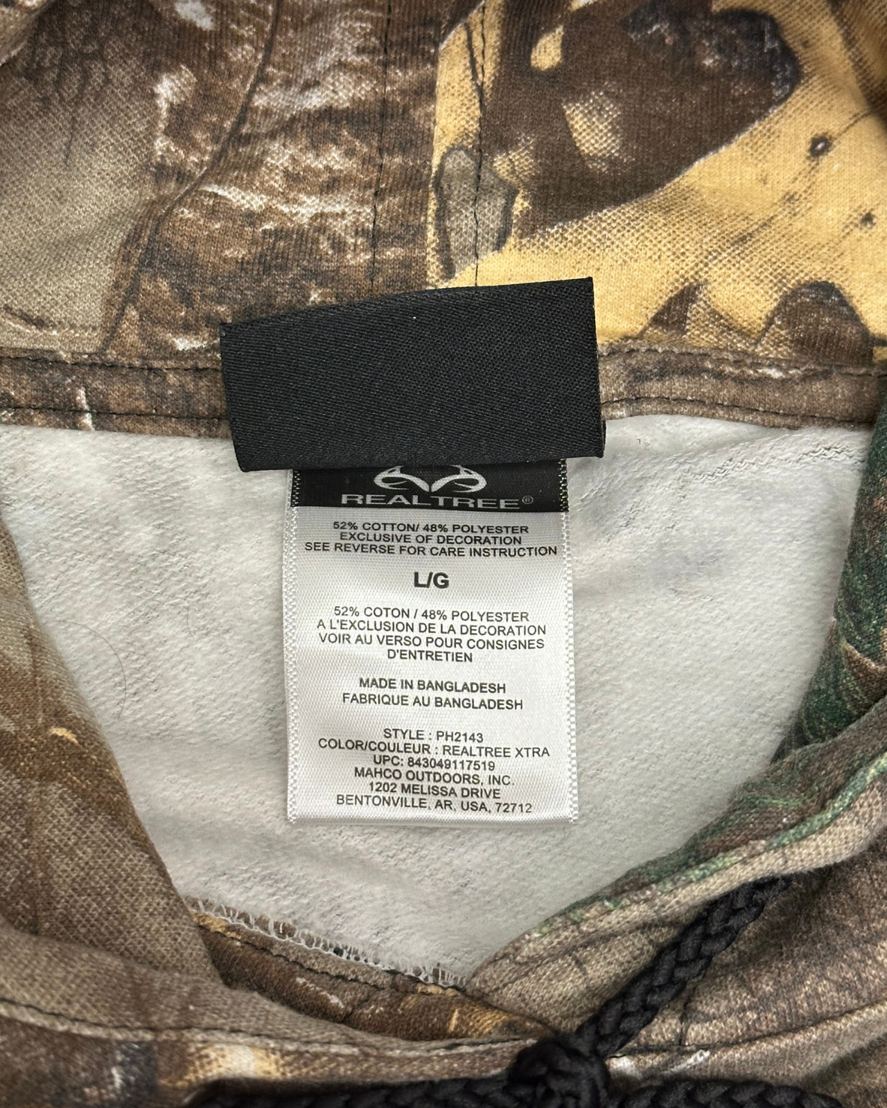 RealTree Camo Hoodie - Size L