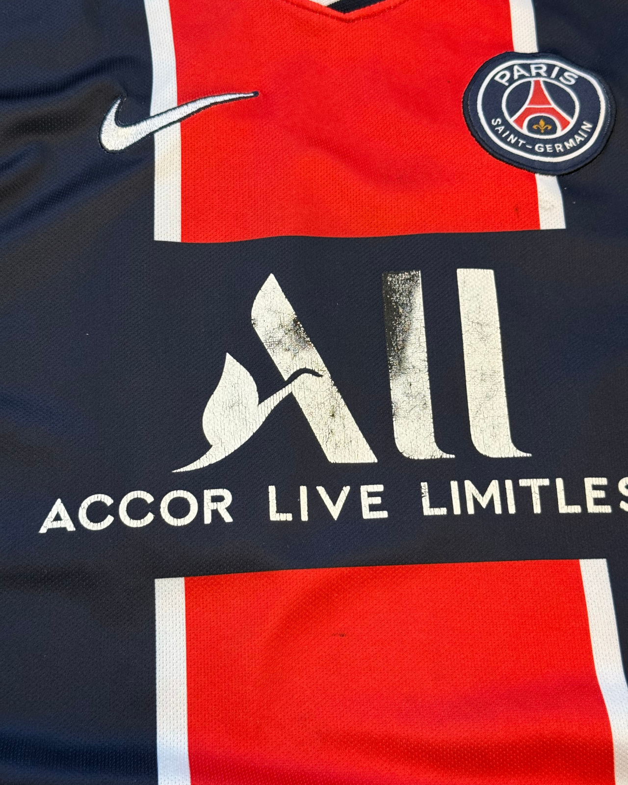 '20 Nike Paris Saint Germain Messi #30 Soccer Jersey - Size L