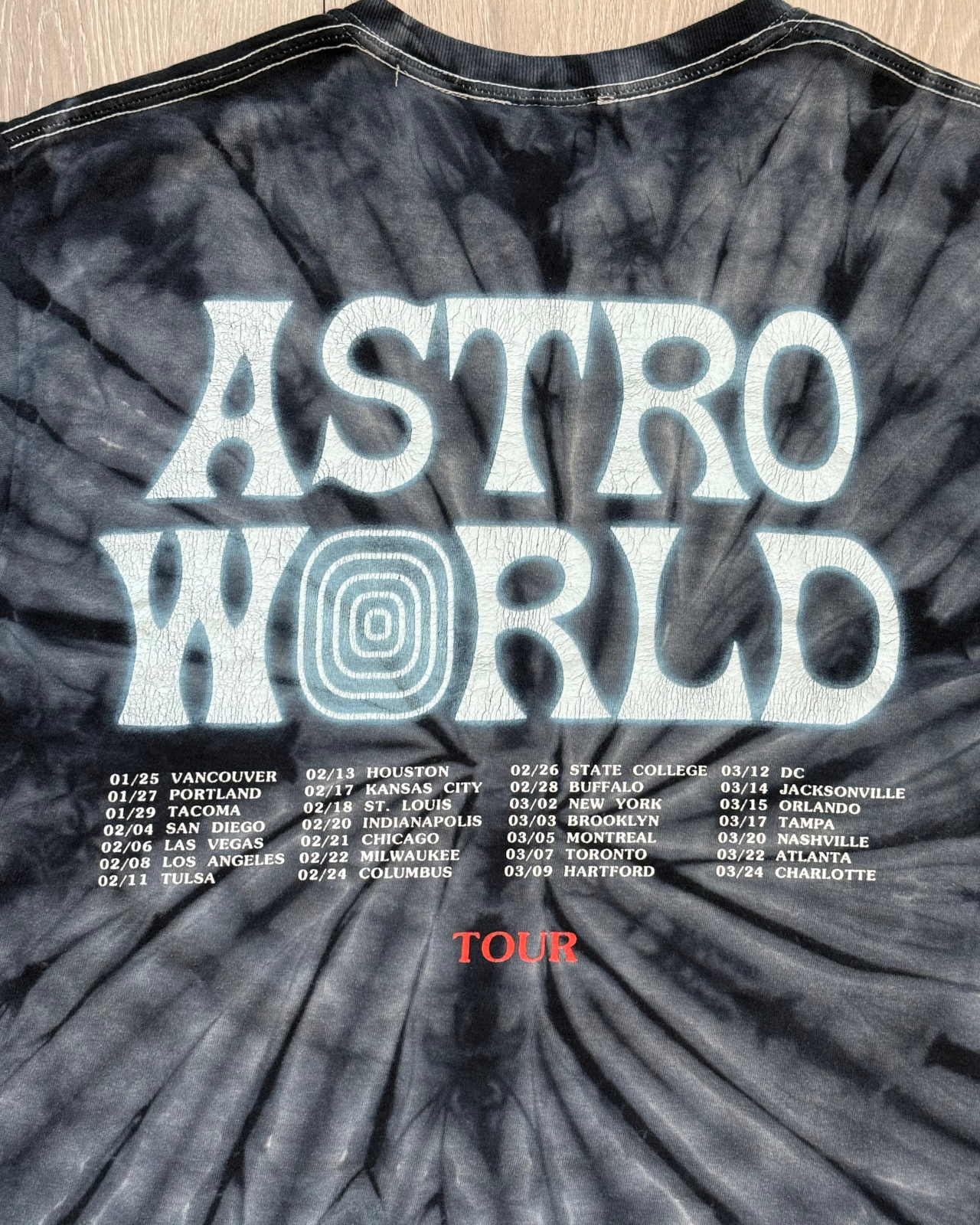 Travis Scott Wish You Were Here Astroworld Tour T-Shirt - Size M