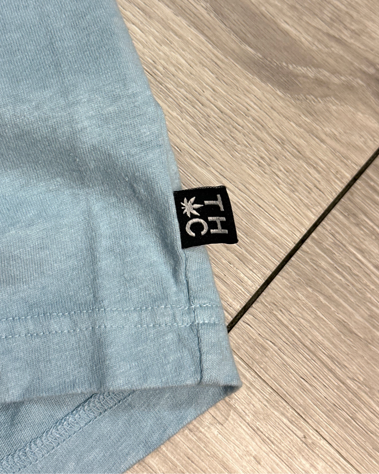 NWT - Afends Coasting Hemp Retro Fit Tee / Sky Blue