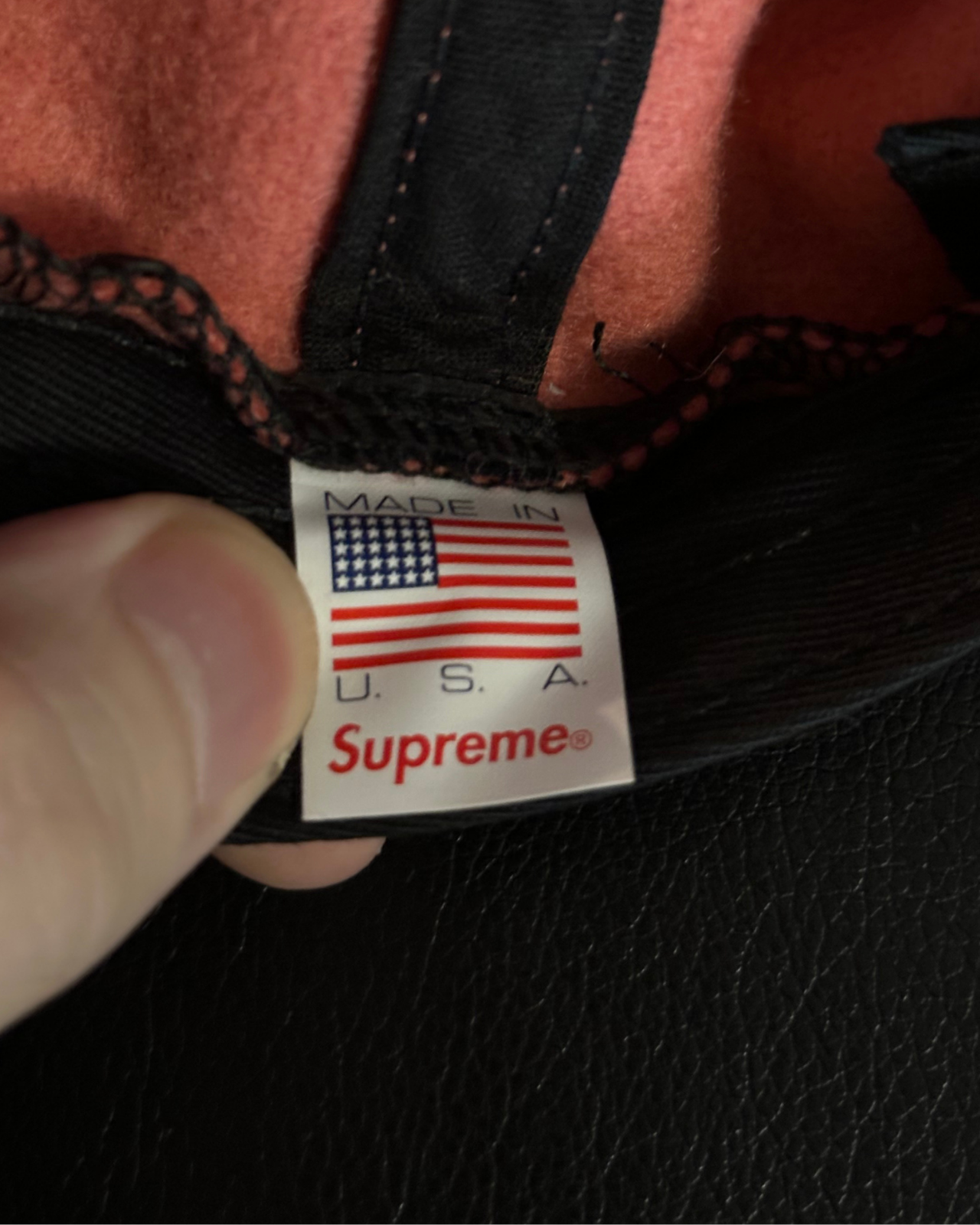 NWT - '17 Supreme S Logo Wool Strap Back Hat