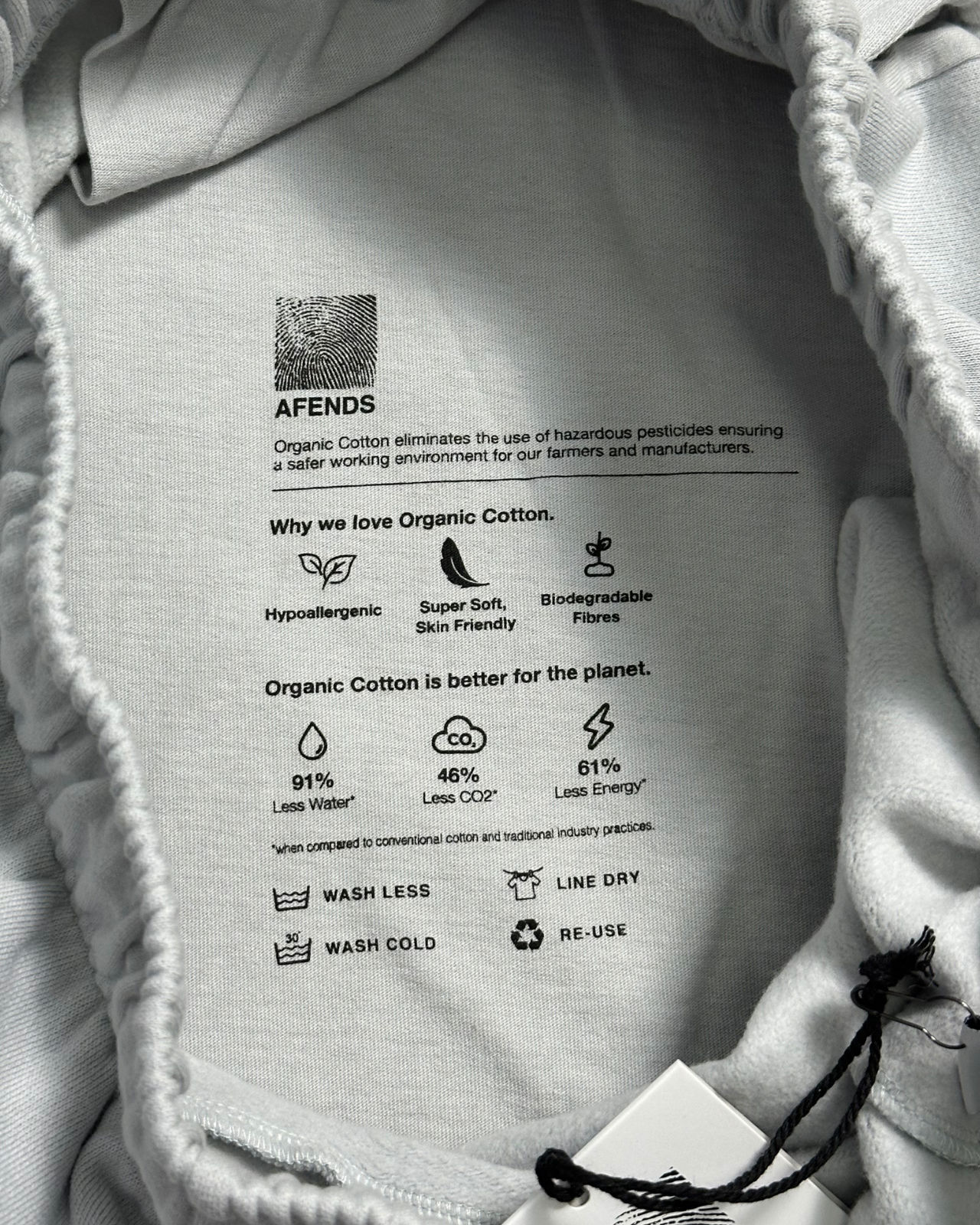 NWT - Afends Conditional Unisex Organic Sweat Short / Smoke