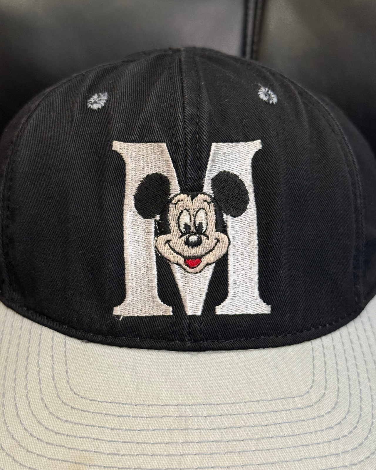 Vintage 90s Mickey Mouse Snapback Hat