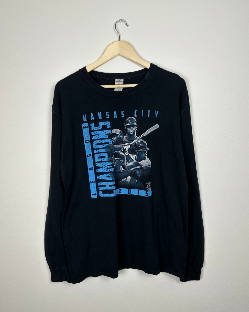 Kansas City Royals '15 MLB Champions Long Sleeve - Size L
