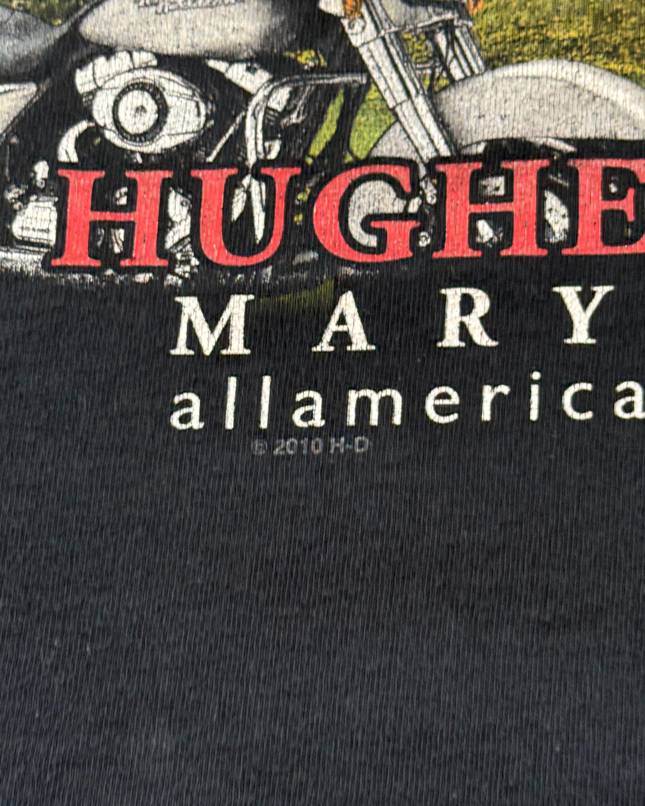 '12 Harley Davidson Hughesville Maryland T-Shirt - Size L