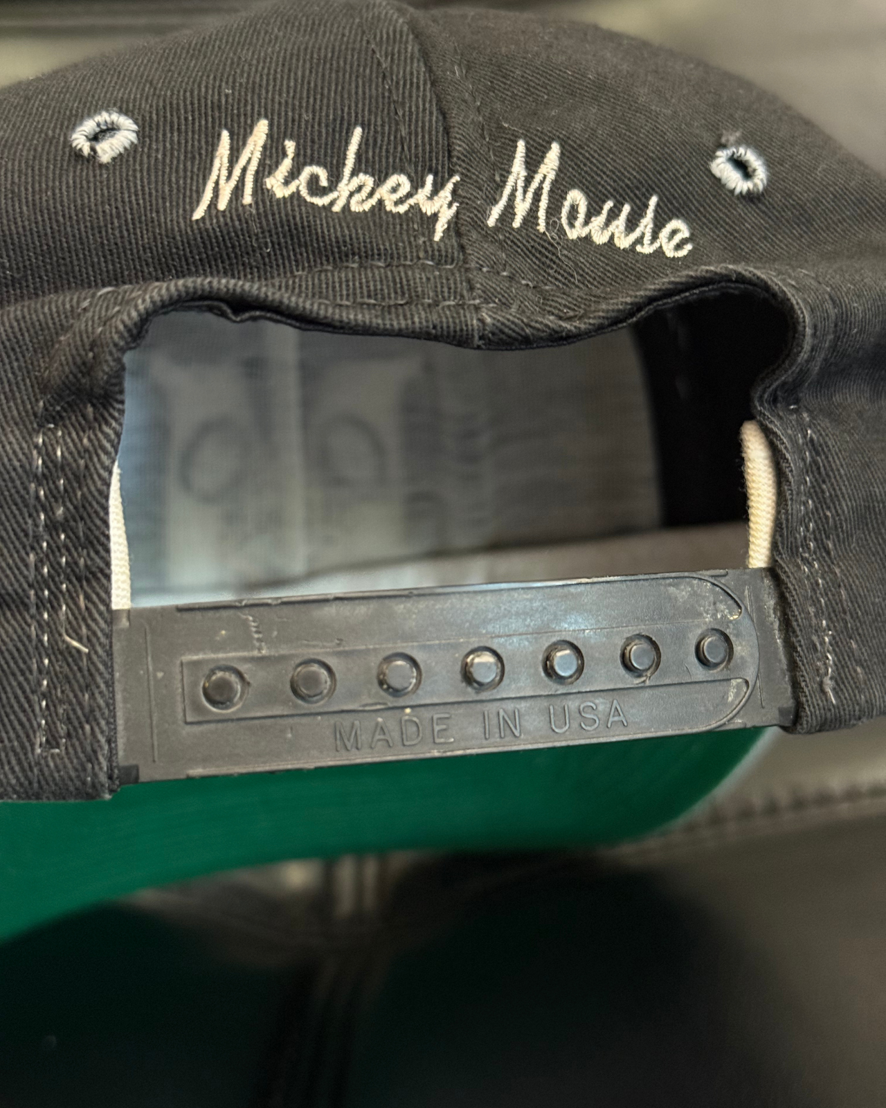 Vintage 90s Mickey Mouse Snapback Hat