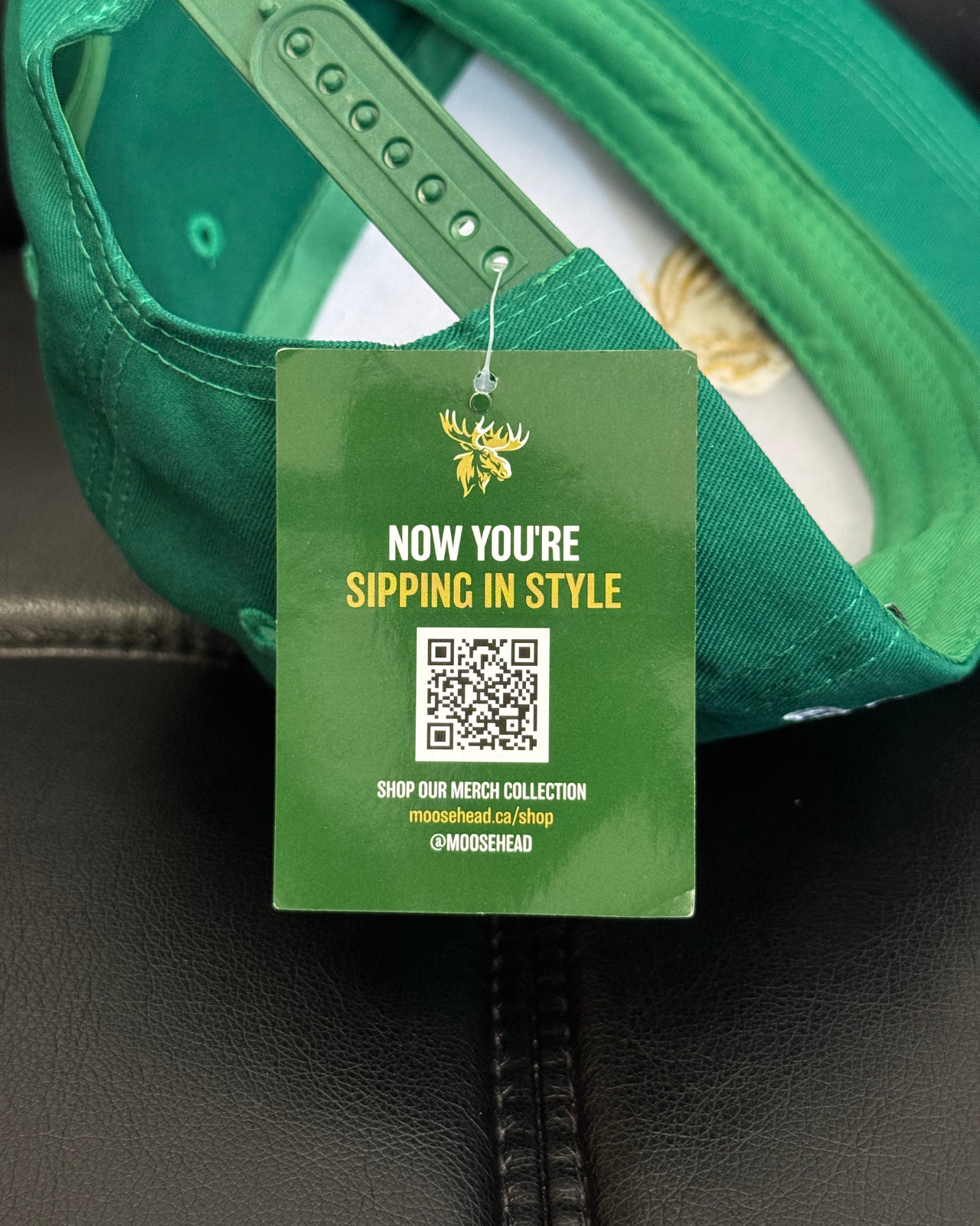 NWT - Moosehead Lager Beer Promo Snapback Hat