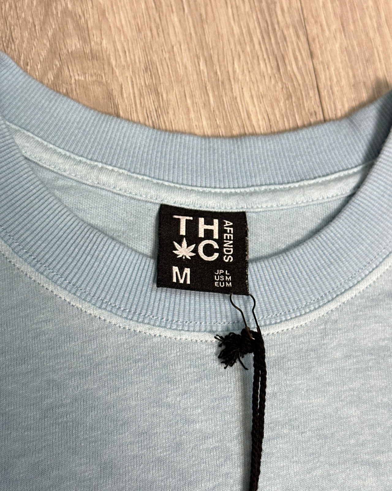 NWT - Afends Coasting Hemp Retro Fit Tee / Sky Blue