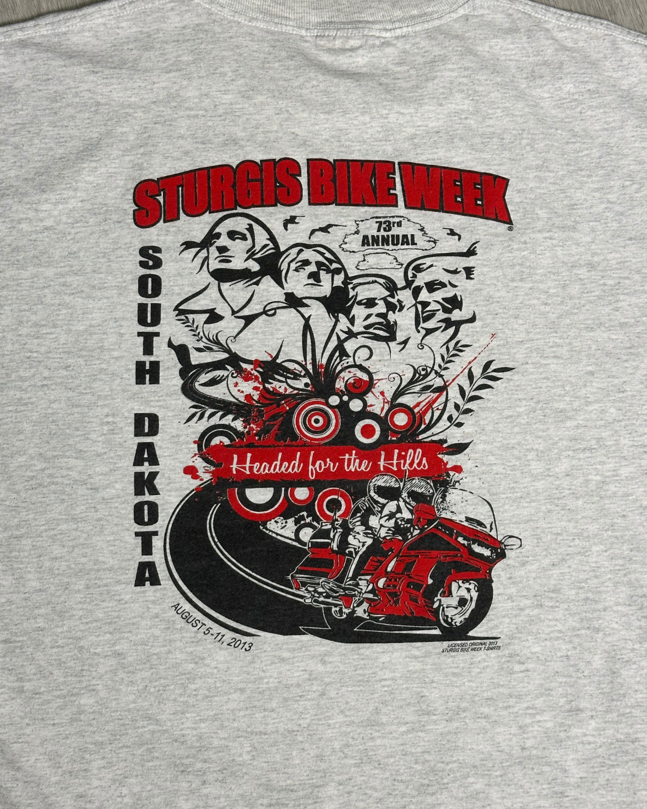'13 Sturgis Bike Week South Dakota T-Shirt - Size XL