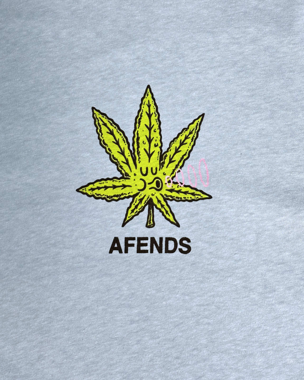 NWT - Afends Coasting Hemp Retro Fit Tee / Sky Blue