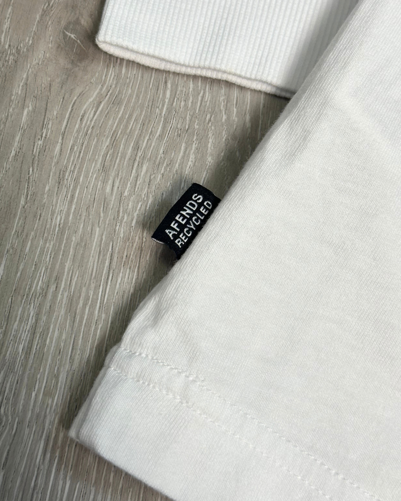 NWT - Afends Globe Recycled Long Sleeve Tee / White