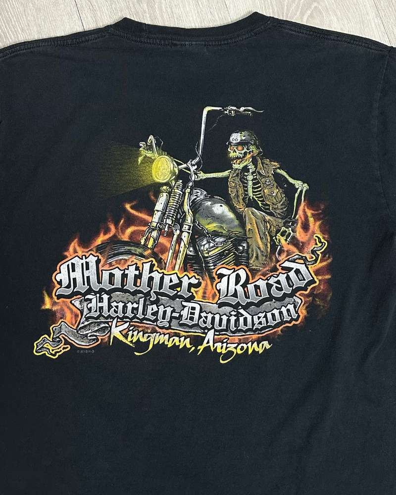 '13 Harley Davidson Mother Road Kingman Arizona T-Shirt - Size L