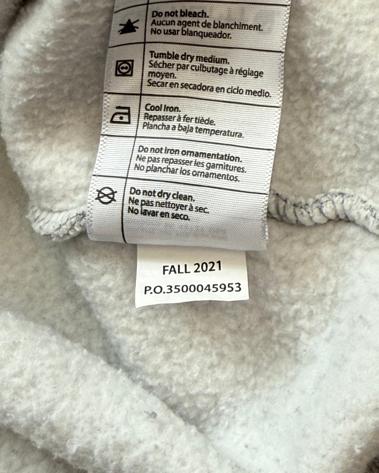Carhartt Relaxed Fit Women's Grey Hoodie - Size XL