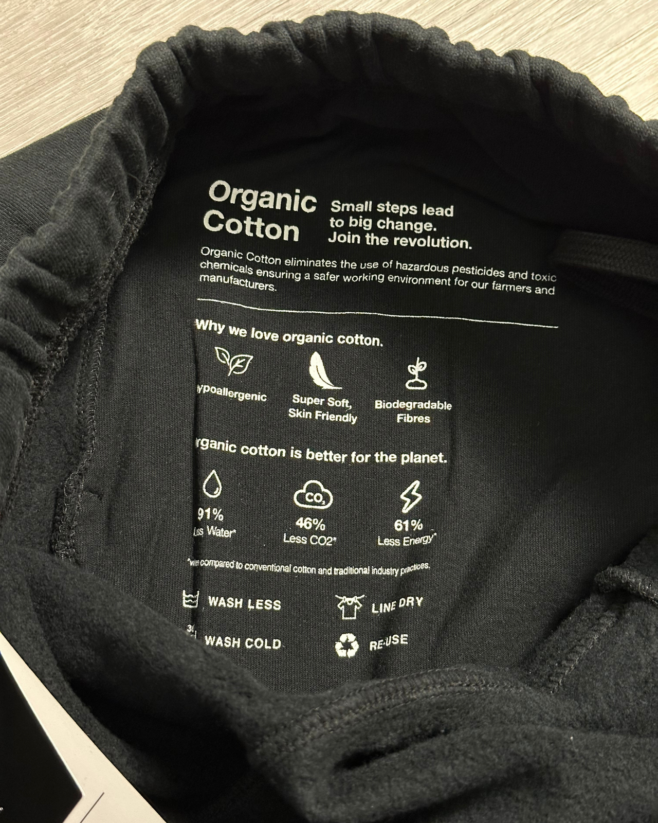 NWT - Afends Razor Unisex Organic Sweat Short / Black