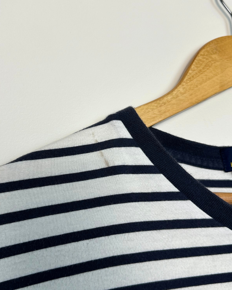 Polo Ralph Lauren Striped V-Neck Pocket T-Shirt - Size S