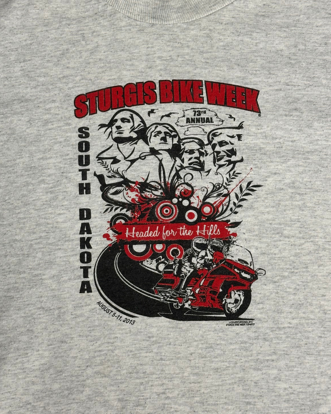 '13 Sturgis Bike Week South Dakota T-Shirt - Size XL