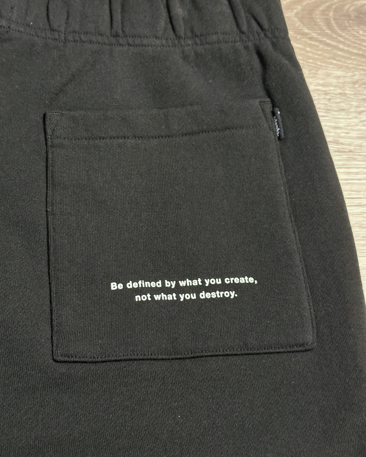 NWT - Afends Razor Unisex Organic Sweat Short / Black