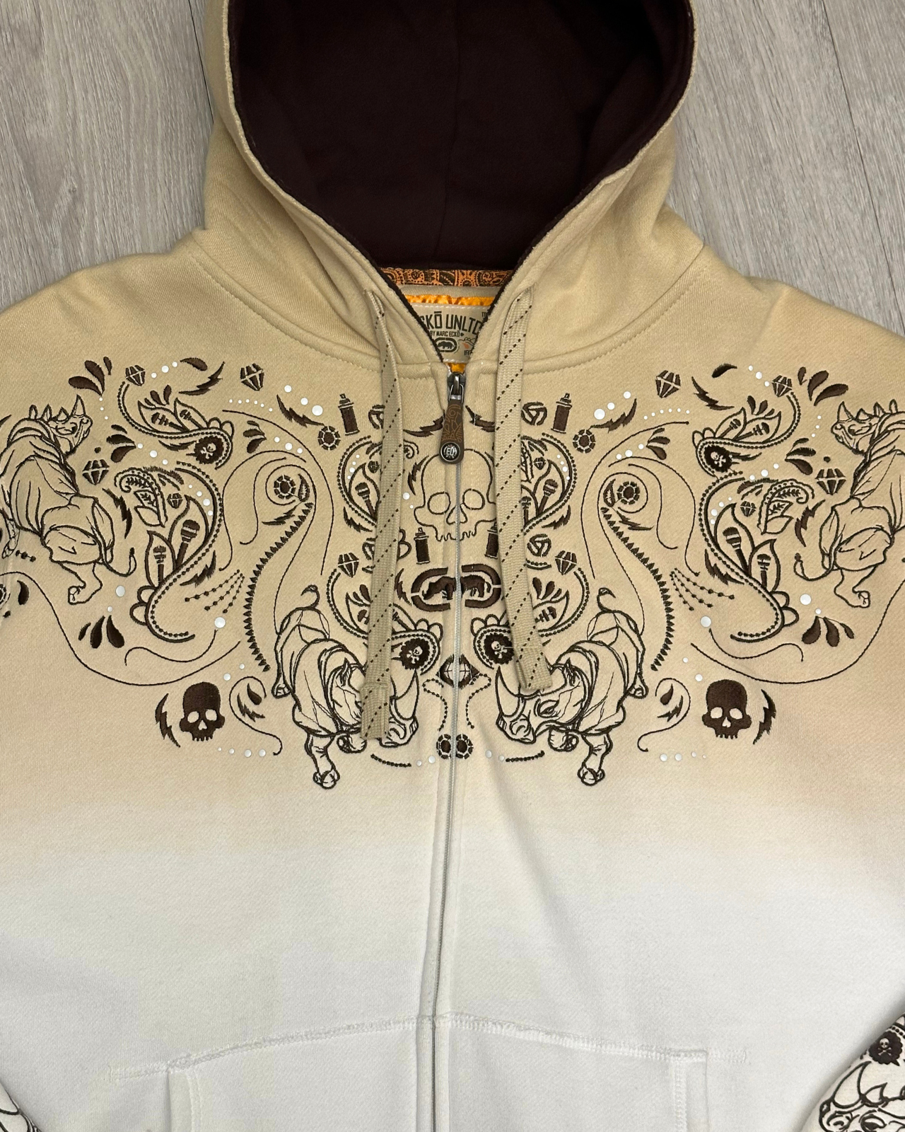 New - Y2K Ecko Unltd. Zip-Up Hoodie - Size XL