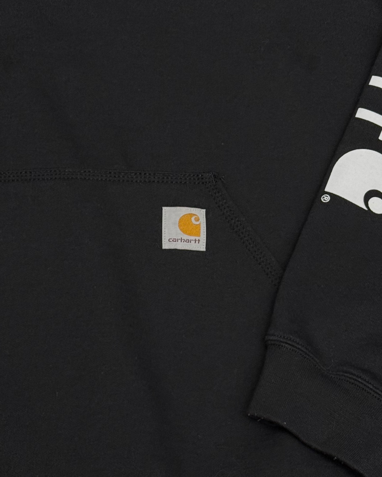 Carhartt Loose Fit Black Hoodie - Size 4XL