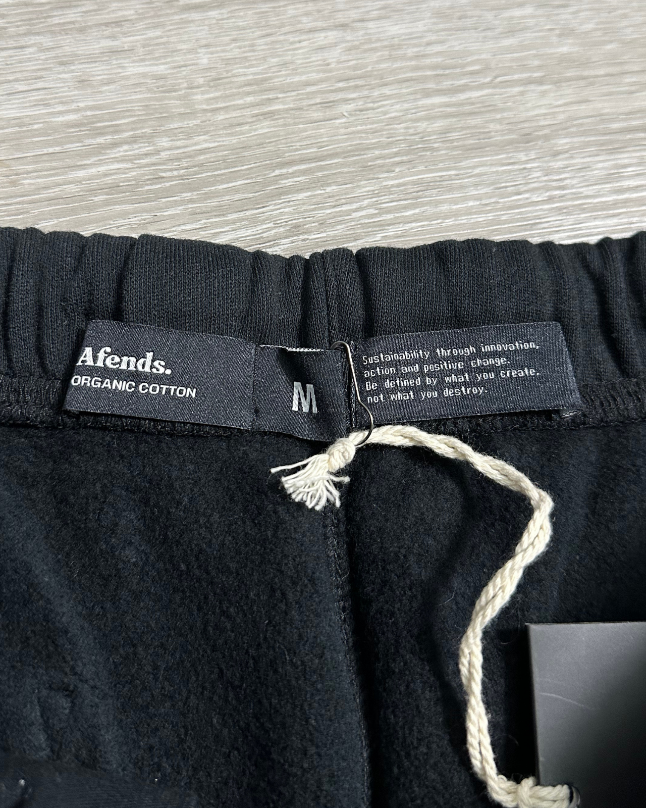 NWT - Afends Razor Unisex Organic Sweat Short / Black