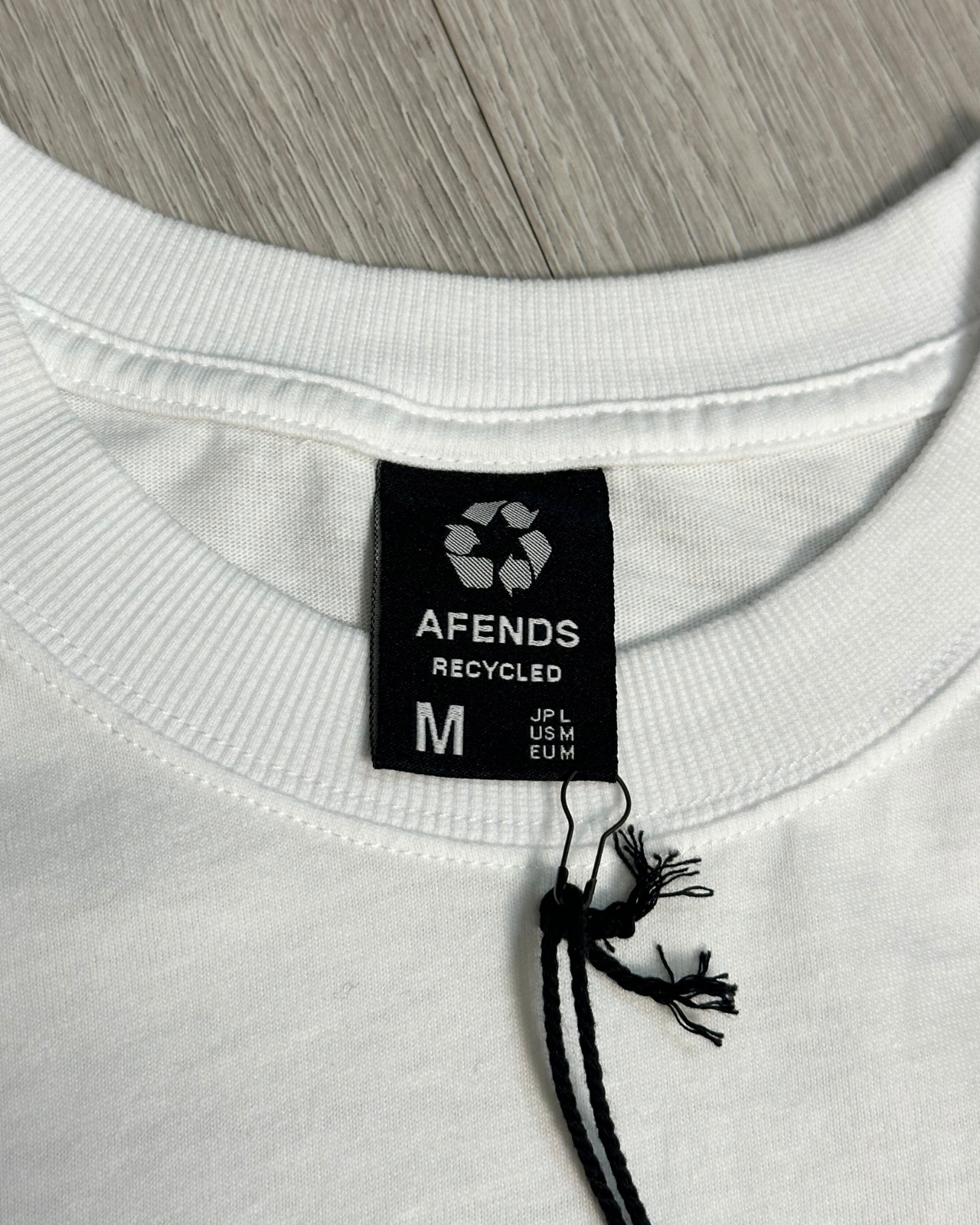 NWT - Afends Globe Recycled Long Sleeve Tee / White