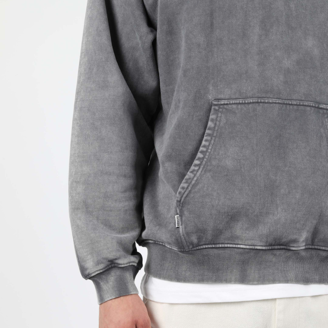 BNWT - Wemoto Clint Hooded Sweatshirt / Charcoal