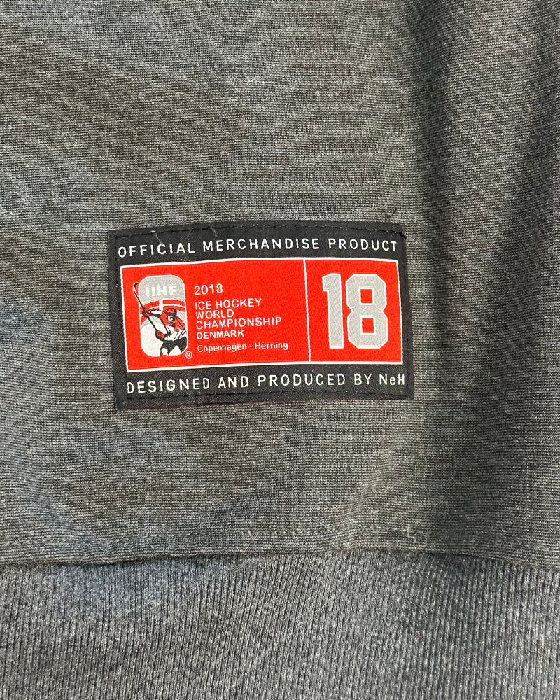 '18 IIHF Ice Hockey World Championship Denmark Bomber Sweatshirt - Size XXL
